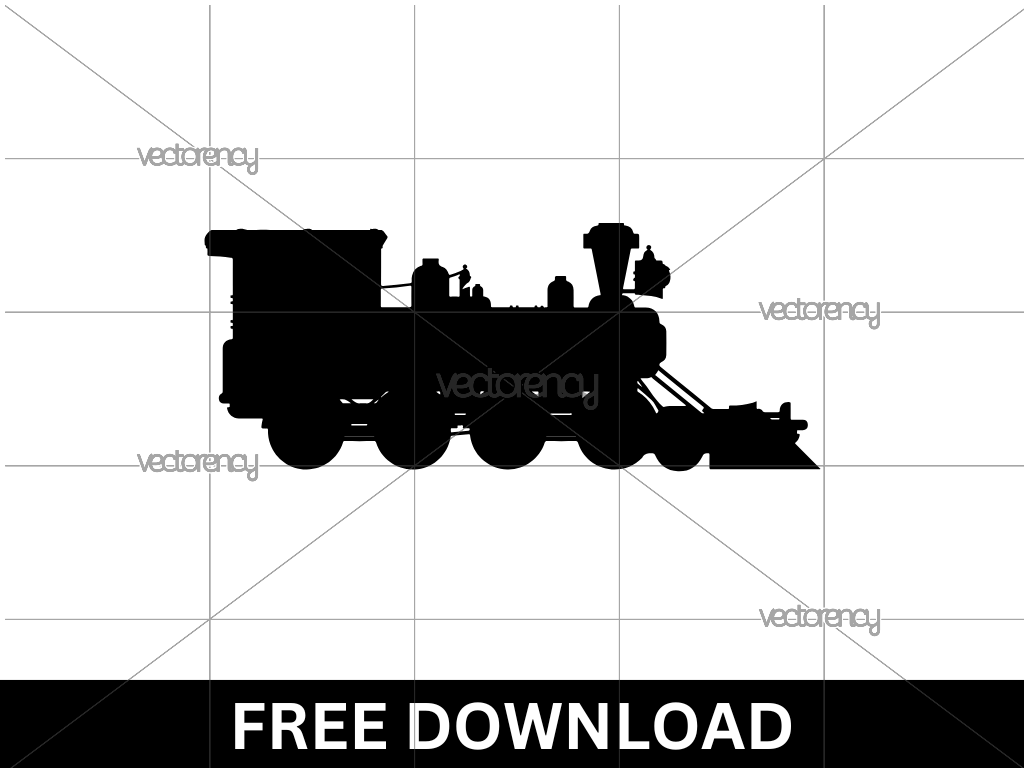 Vintage Train SVG Free