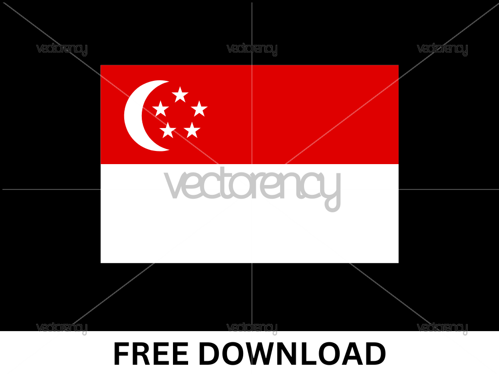 Singapore Flag SVG Vector Free Download