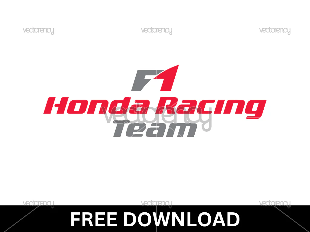 Free F1 Honda Racing Logo SVG