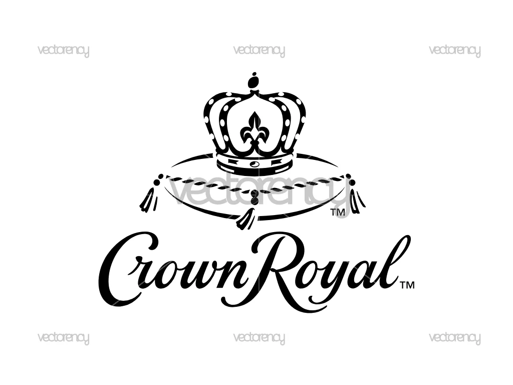 Crown Royal Whiskey Logo Vector SVG PNG DXF