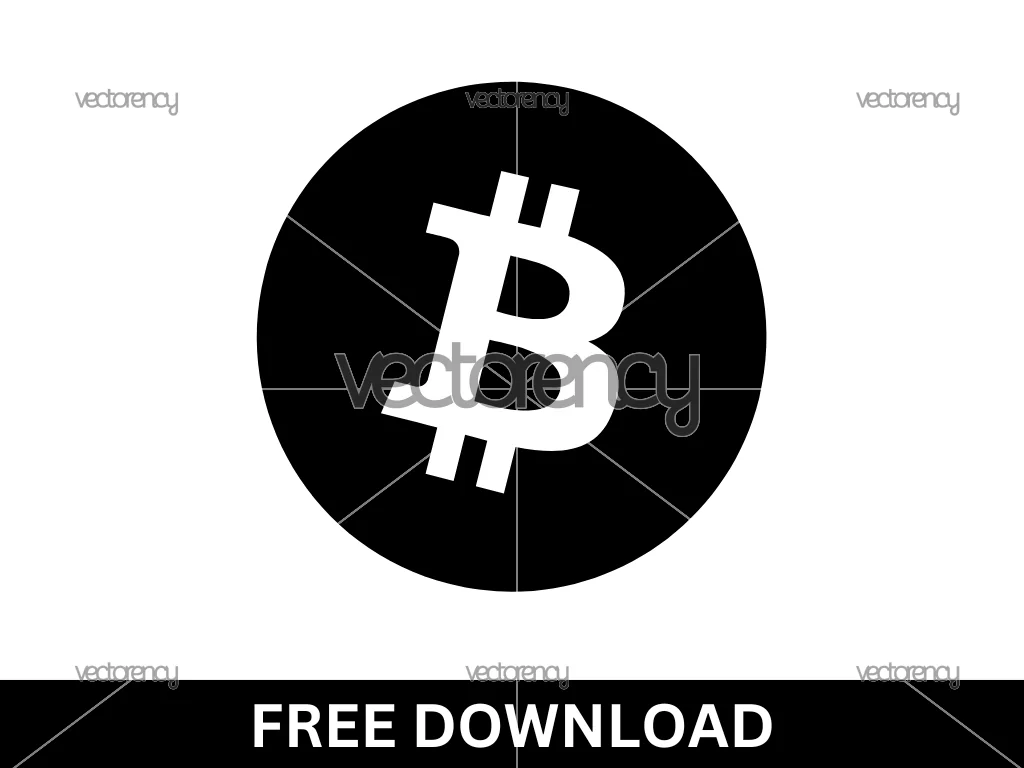 Bitcoin Logo Icon Free SVG