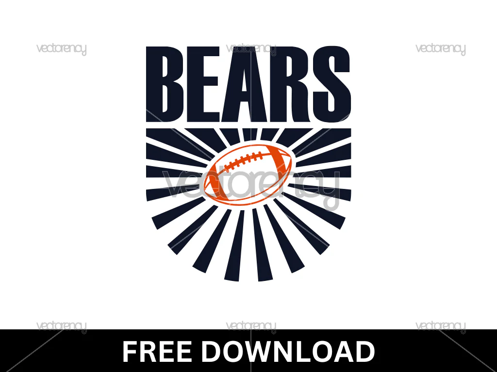 Chicago Bears T-Shirt Design Free Download Vector