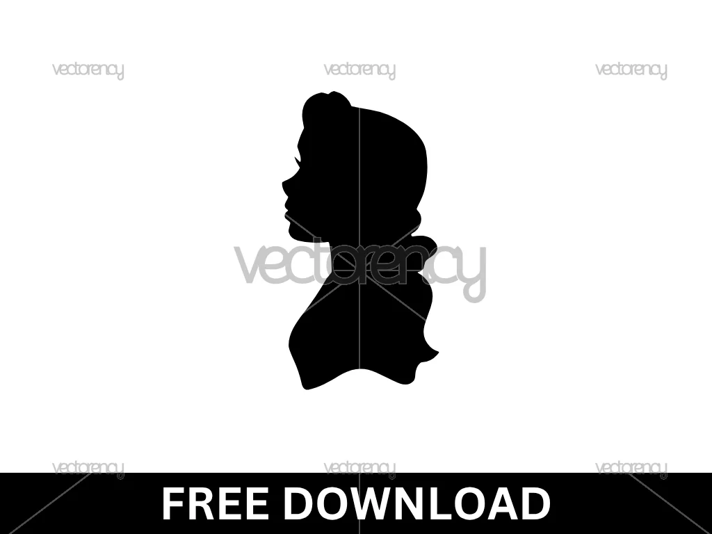 Princess Silhouette SVG Free