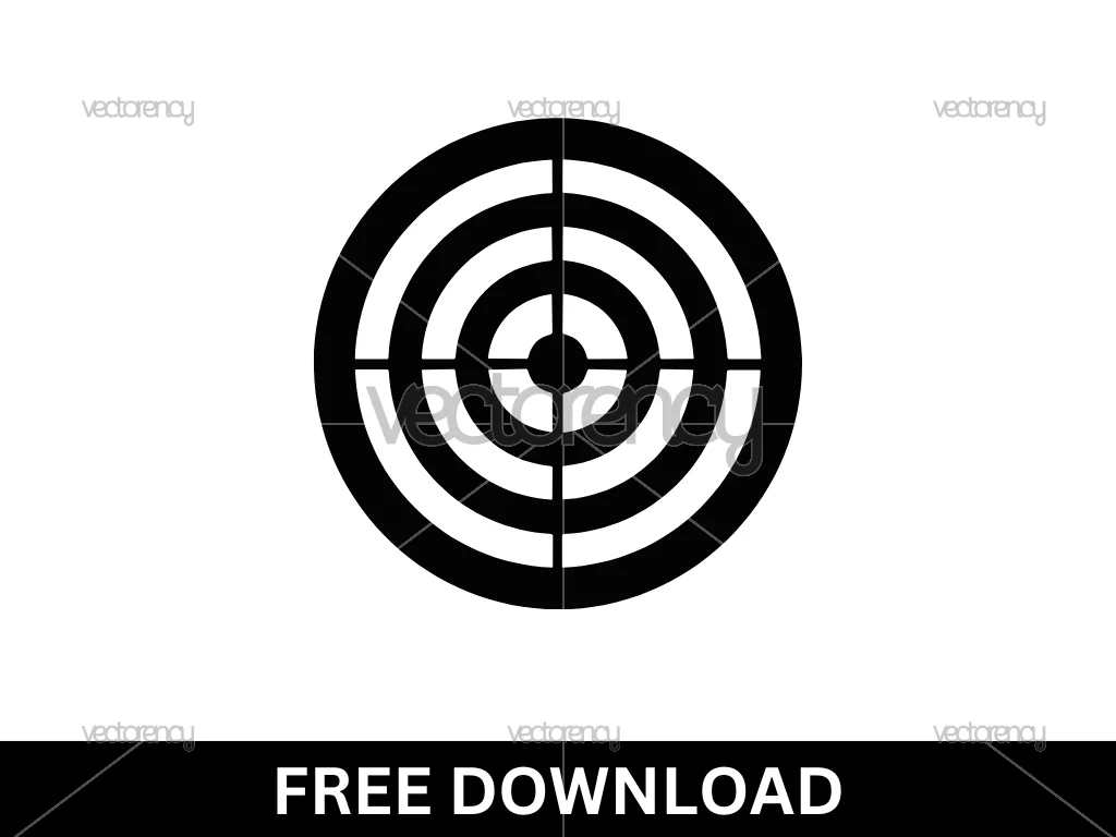 Target Clipart SVG Vector Free