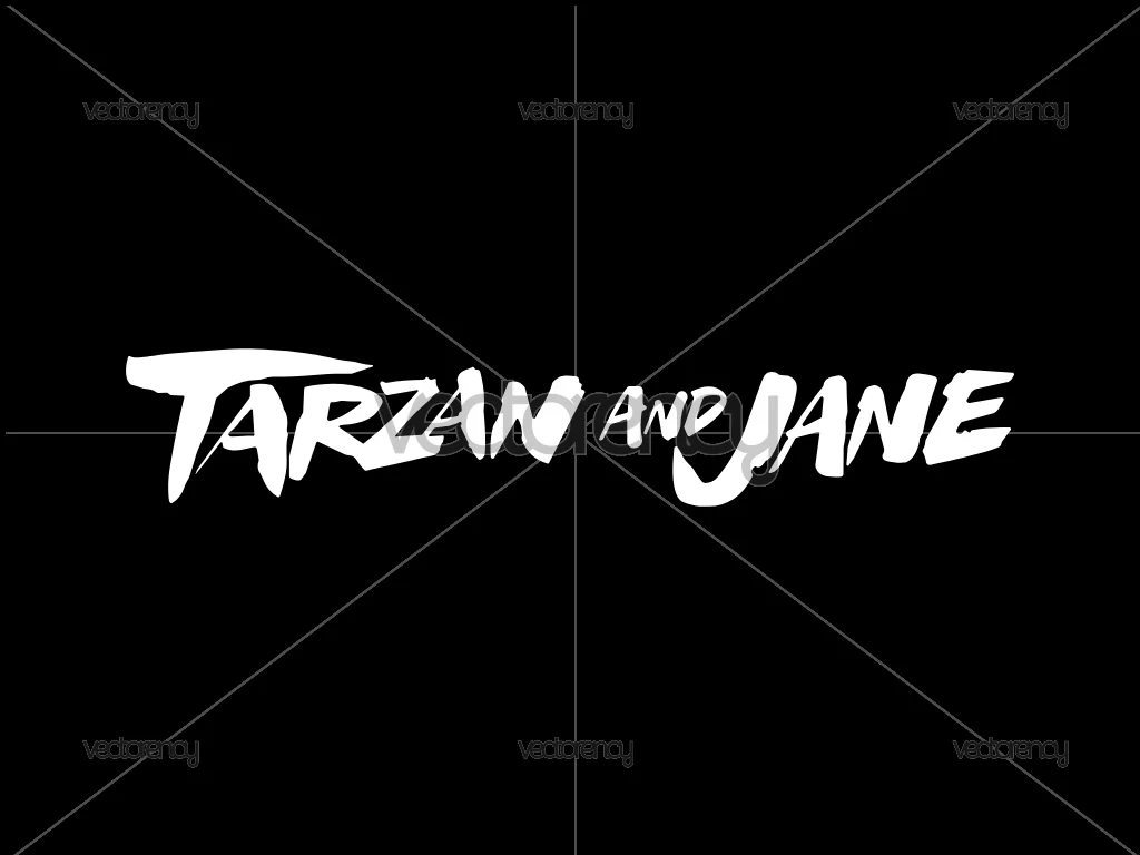 Tarzan and Jane Logo SVG Download
