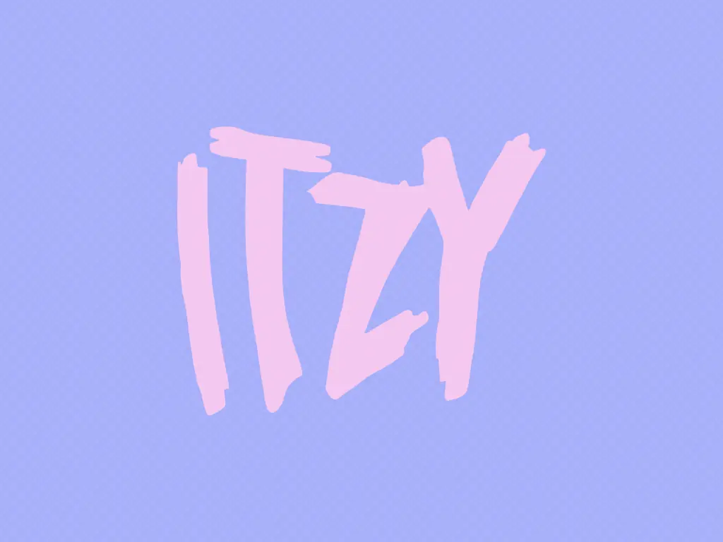 New Kpop Itzy Logo SVG Free Download