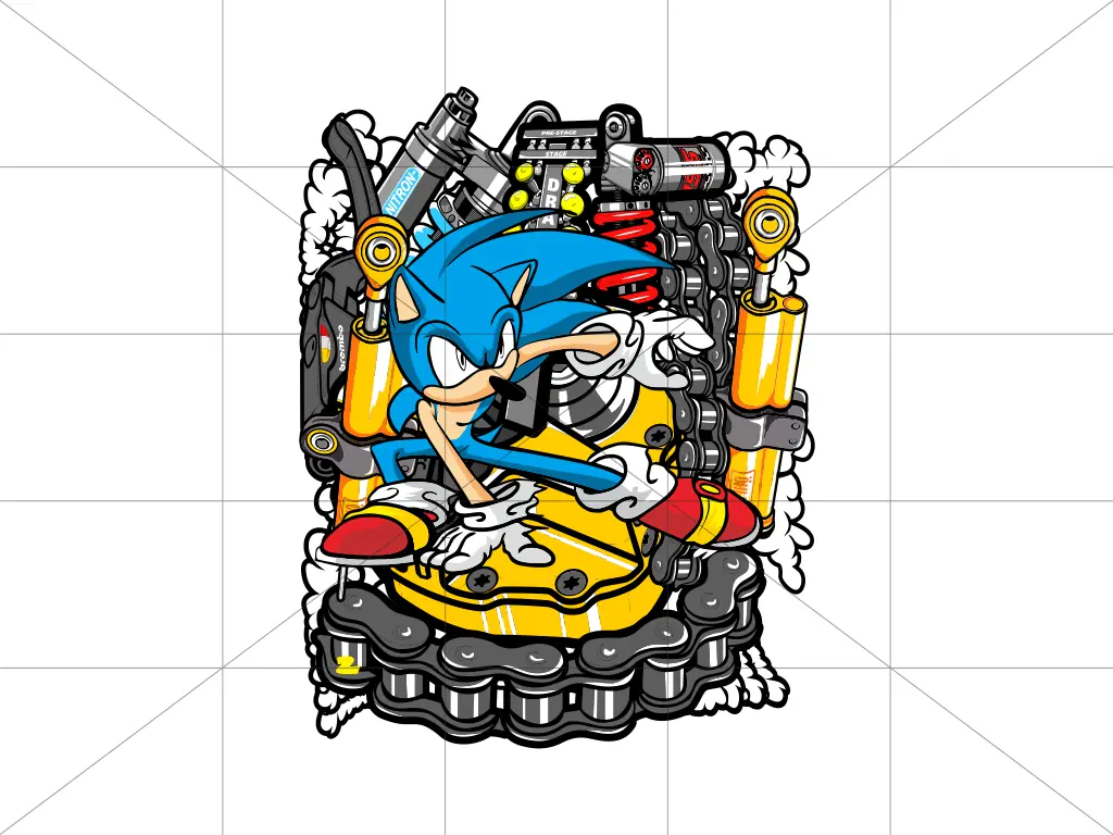 Sonic Racing Thailand Look Vector File