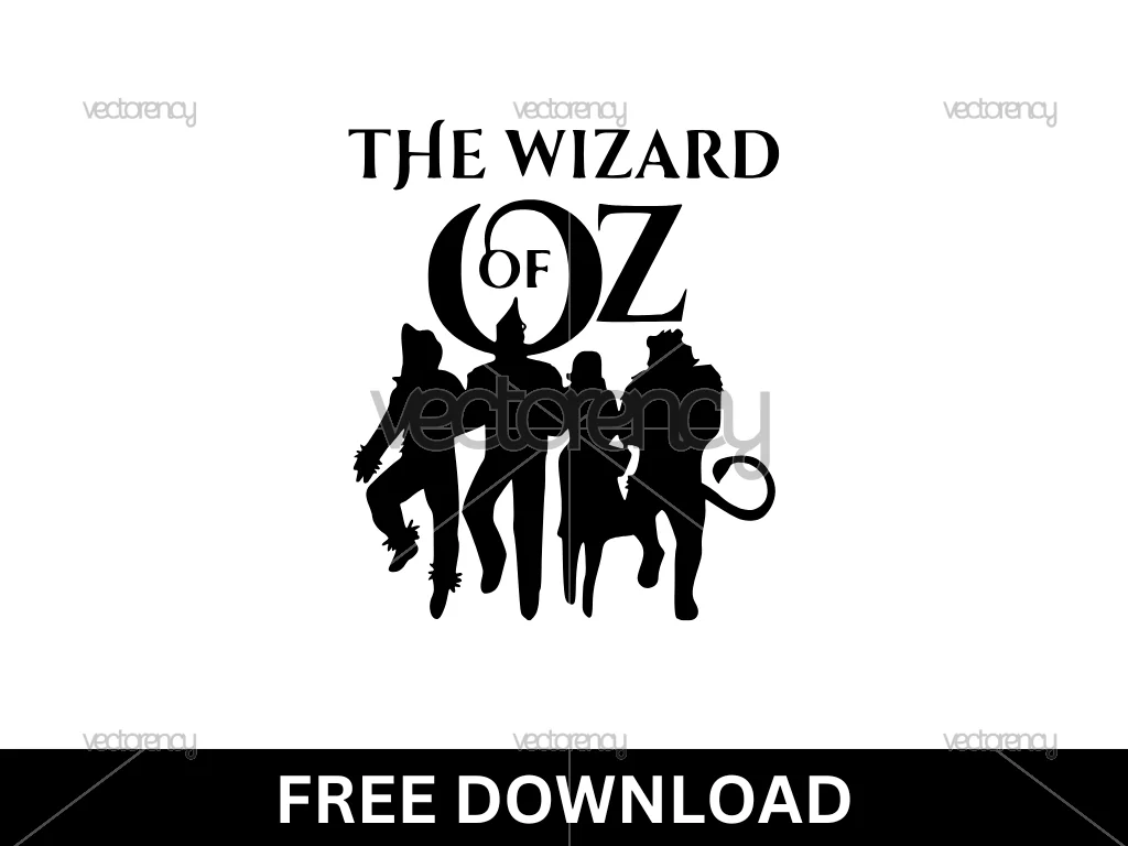 The Wizard of Oz Silhouette Free SVG
