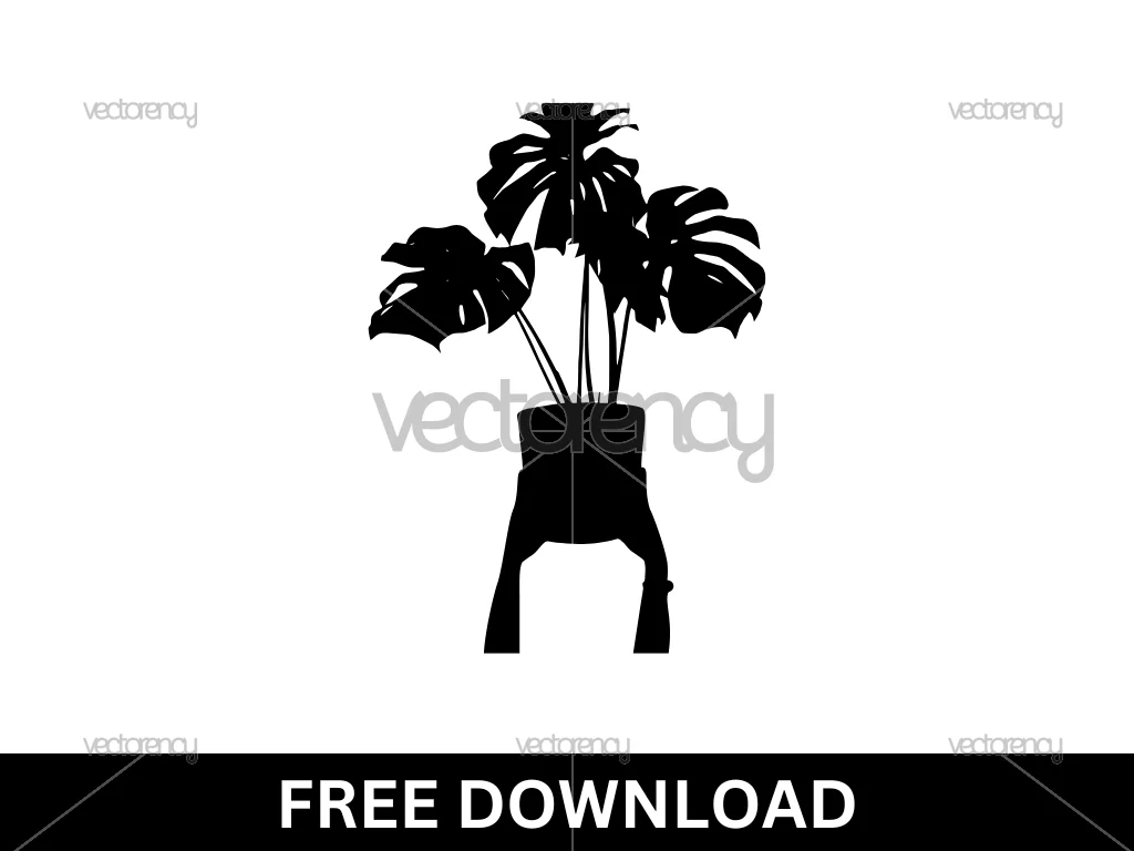 Monstera SVG Free