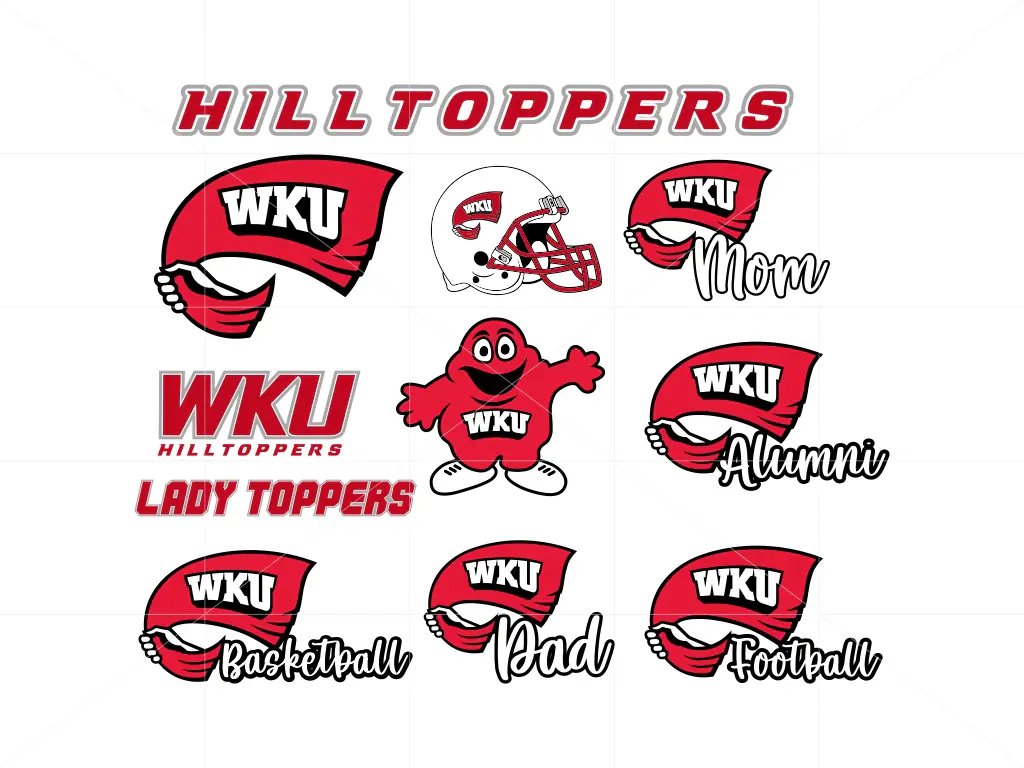 Western Kentucky University Hilltoppers SVG PNG EPS Bundle