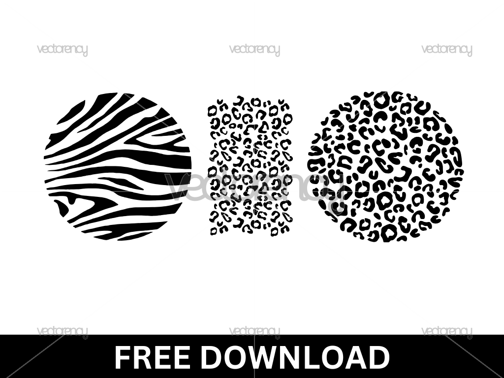 Animals Print SVG Free