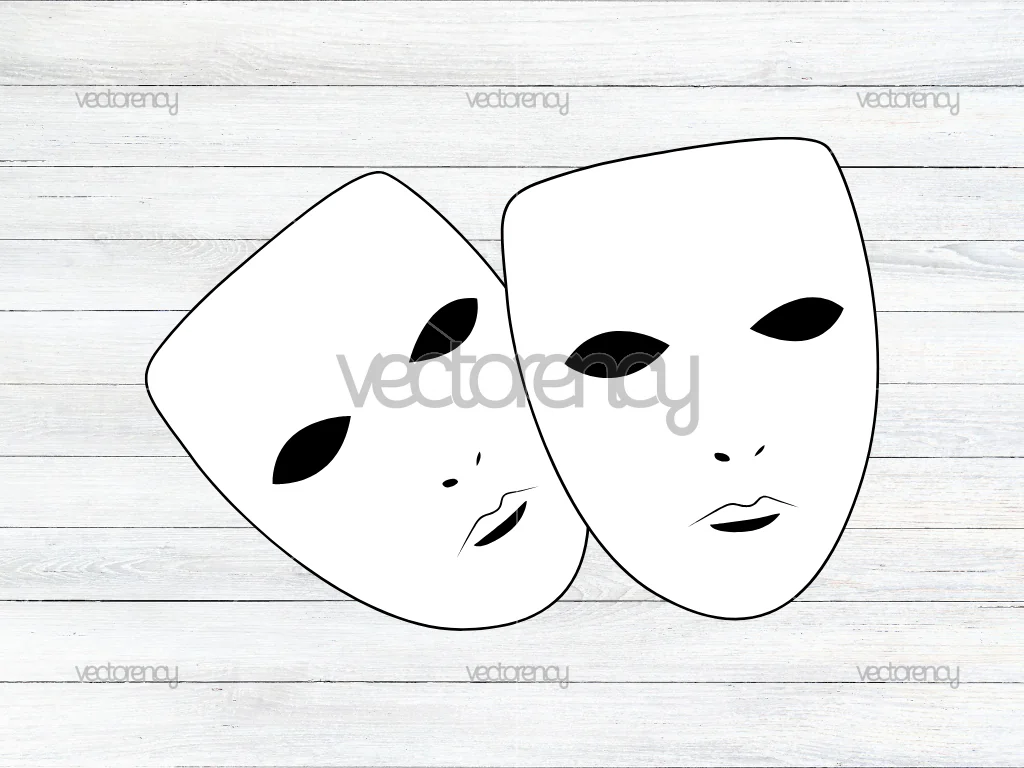 Masks Theatre Vector