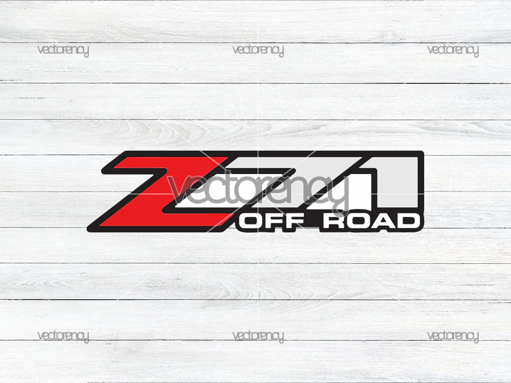 Chevy Silverado Z71 Off Road SVG Vector