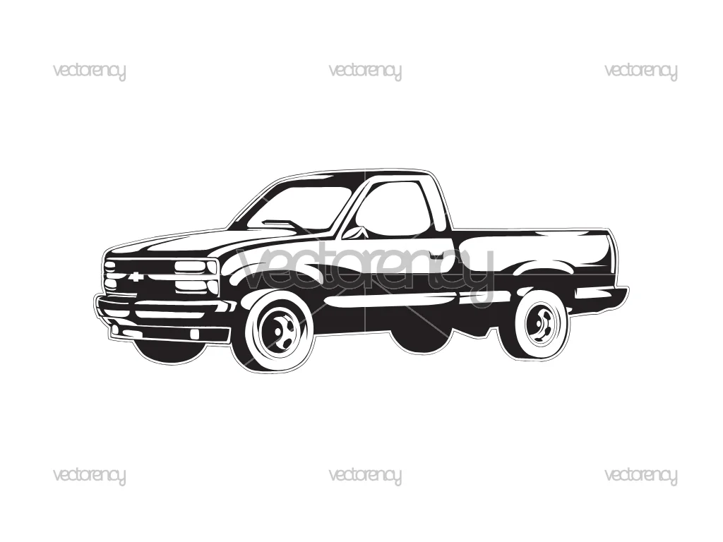 Chevy Truck Vector SVG PNG EPS DXF