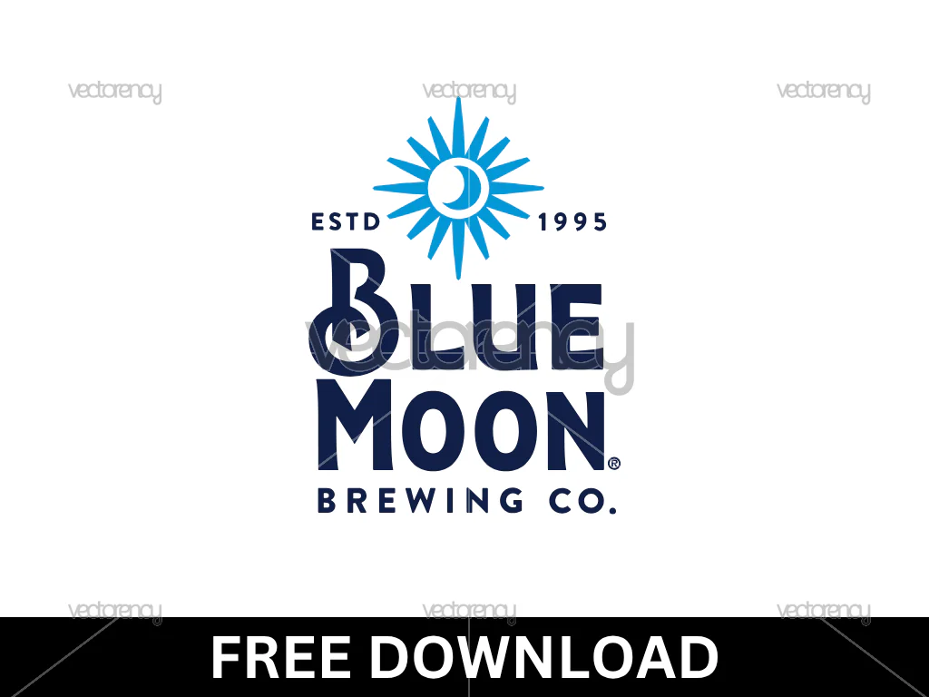 Blue Moon Brewing Co Logo SVG Free