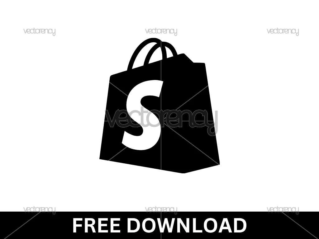 Shopify Black SVG Free
