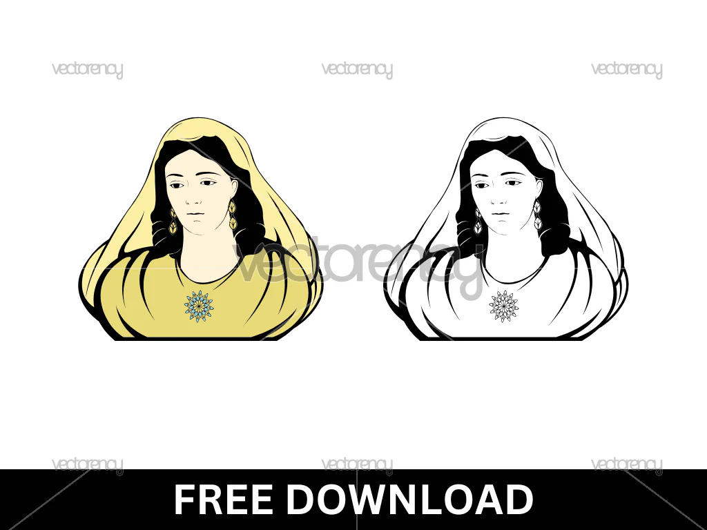 Virgen Del Rico SVG Free