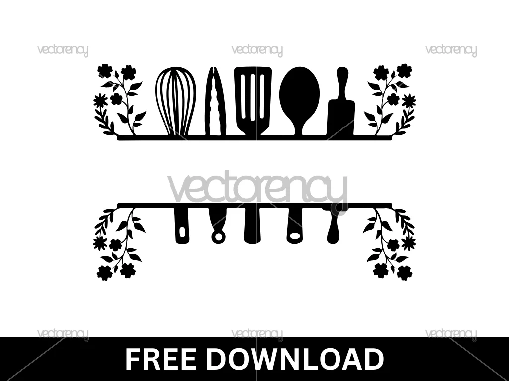 Kitchen Tools Vector SVG Free