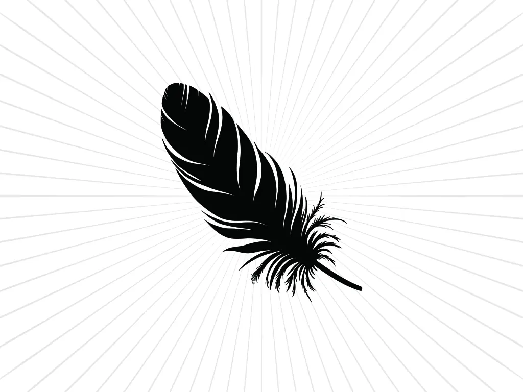 Black Feather SVG Free Download