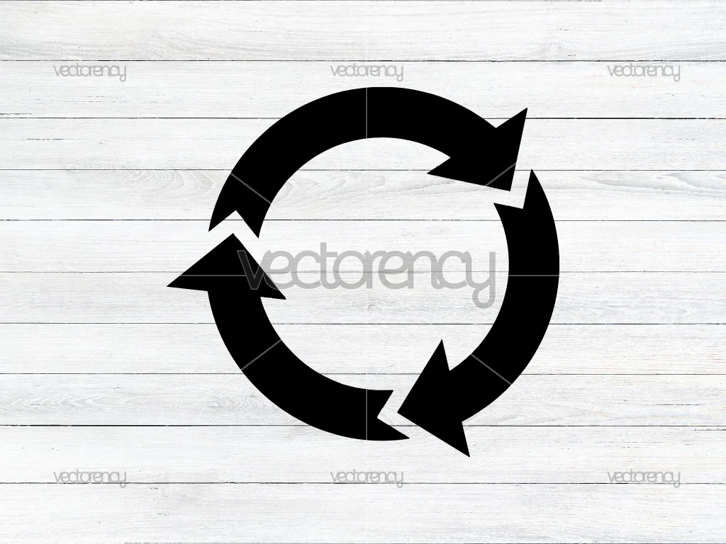 Flow Arrows SVG Cut File