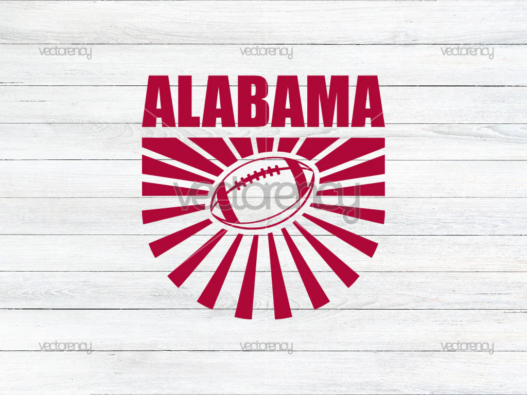 Alabama Football SVG PNG EPS DXF