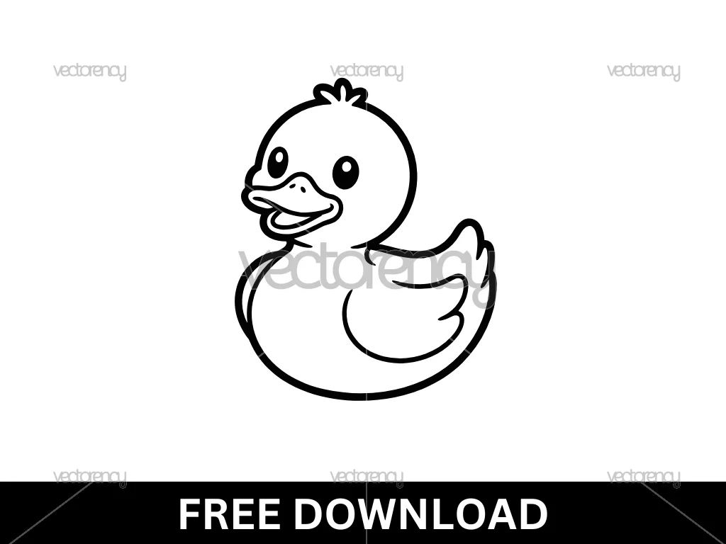 Free Cute Rubber Duck SVG Cricut