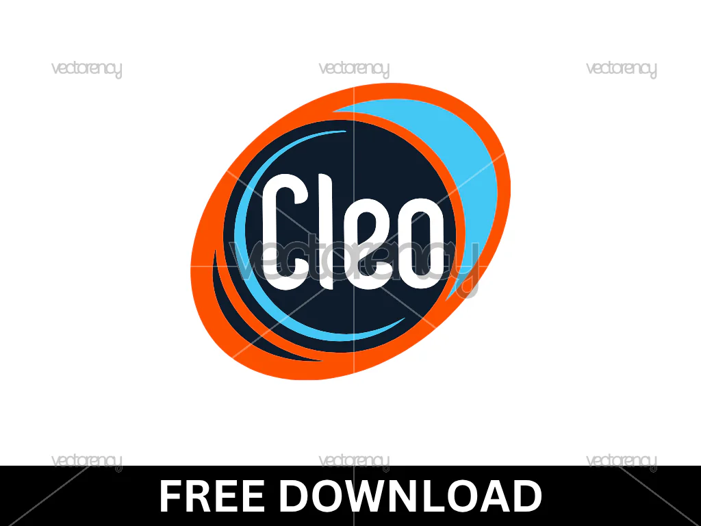 Cleo Pure Water Logo SVG Free
