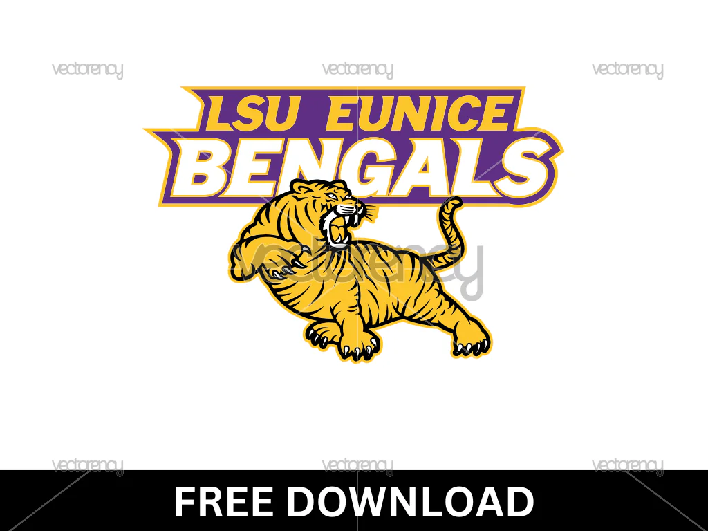 LSU Eunice Bengals Logo SVG Free