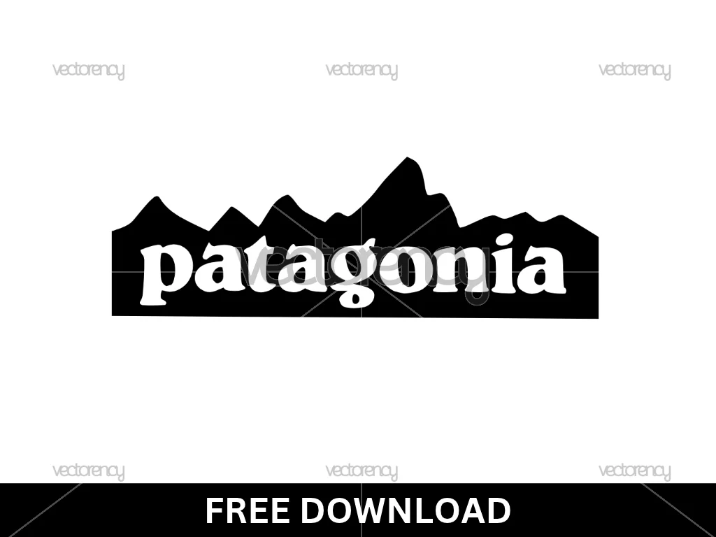 Patagonia Mountain Logo SVG Free