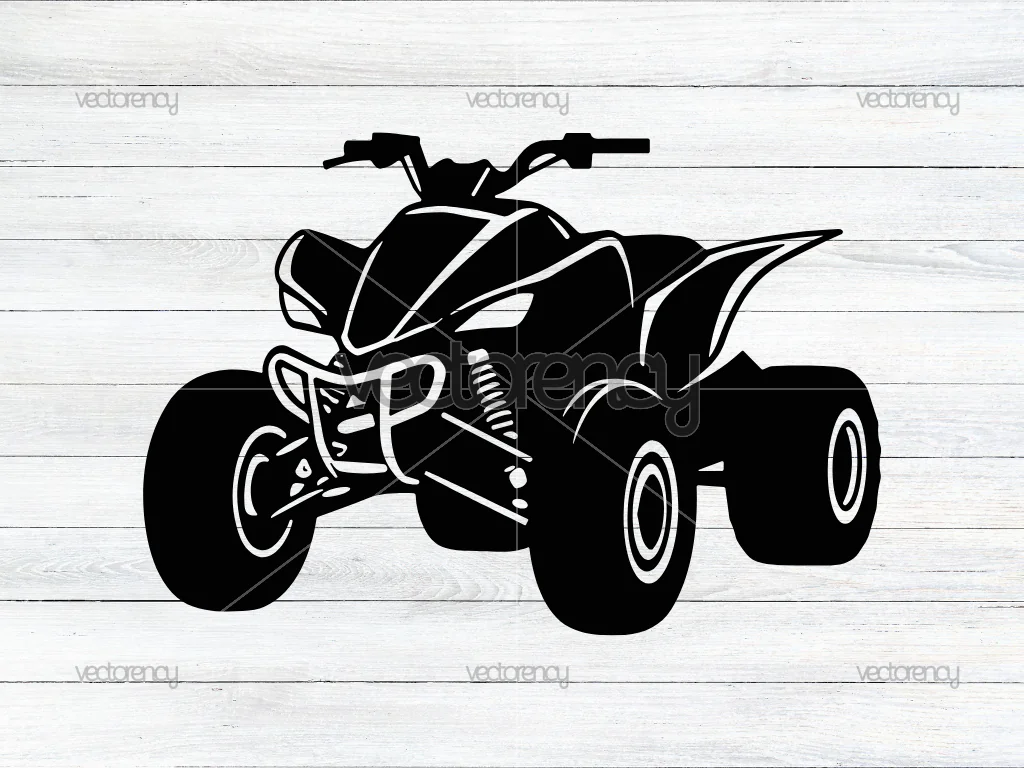 ATV Adventure Vector SVG Illustration