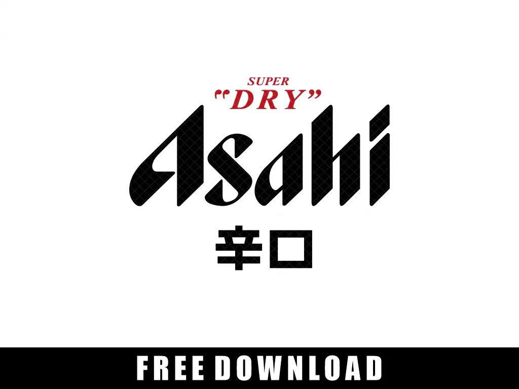 Super Dry Asahi Beer Logo SVG Free Download