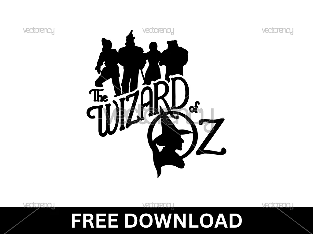 Wizard of Oz SVG Silhouette Free