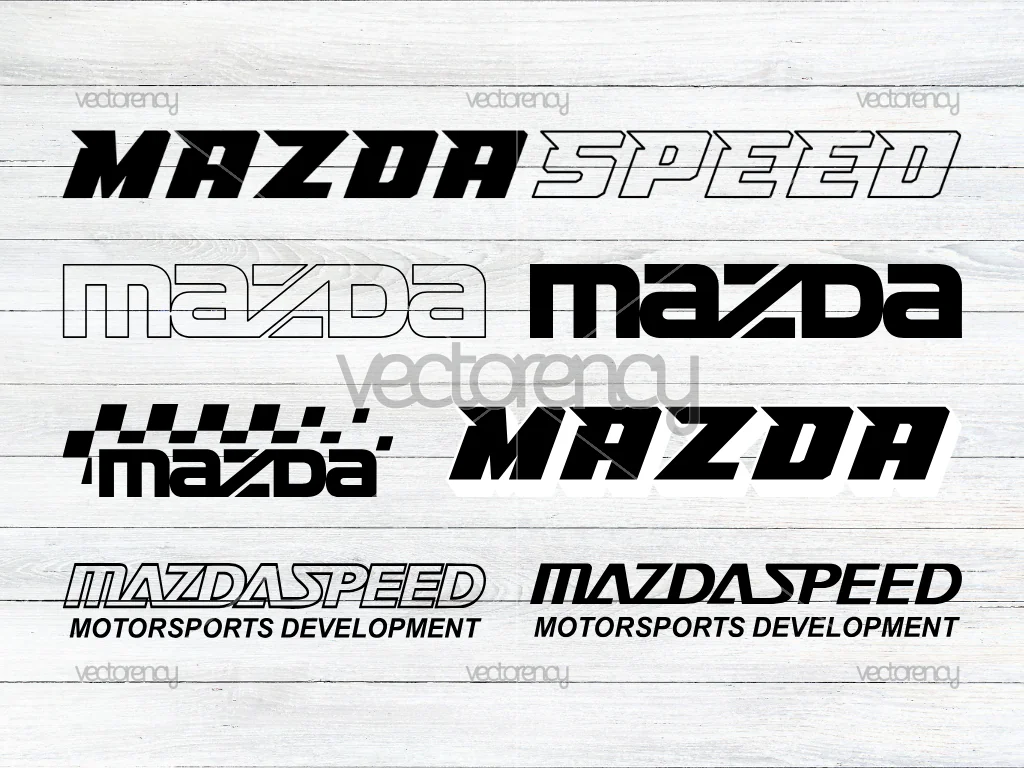 Mazda Logo SVG Vector Bundle