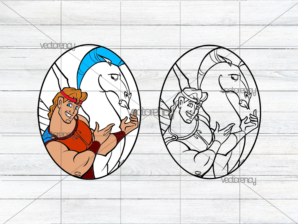 Pegasus Disney Hercules SVG