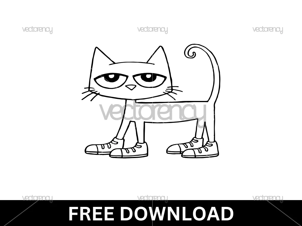 Free Pete The Cat SVG