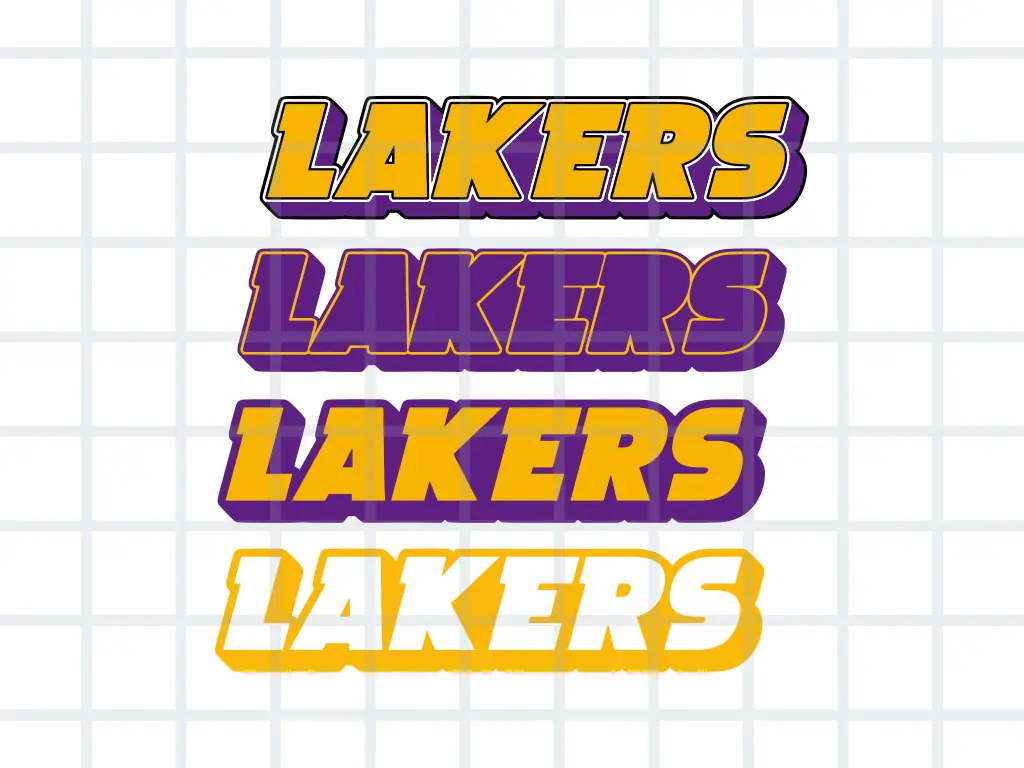 NBA Lakers Logo SVG Decals - Free Download