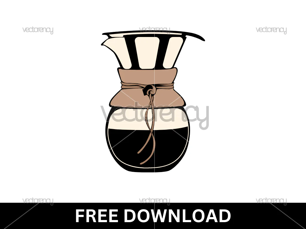 Pour Over Coffee SVG Free Download