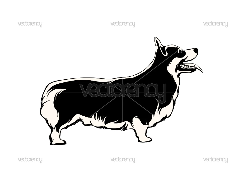 Pembroke Welsh Corgi Dog SVG