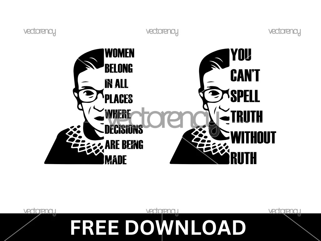 RBG Quote SVG Free