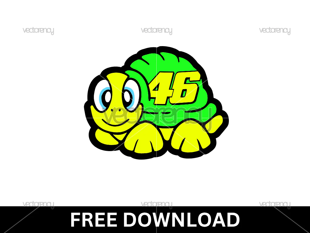 Valentino Rossi Turtle Vector Free Download SVG