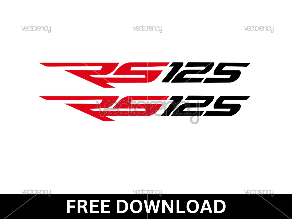 Aprilia RS 125 SVG Free Vector