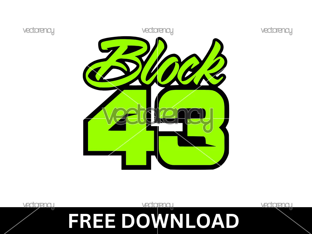 Block 43 SVG Vector Free Download, Ken Block Cut File