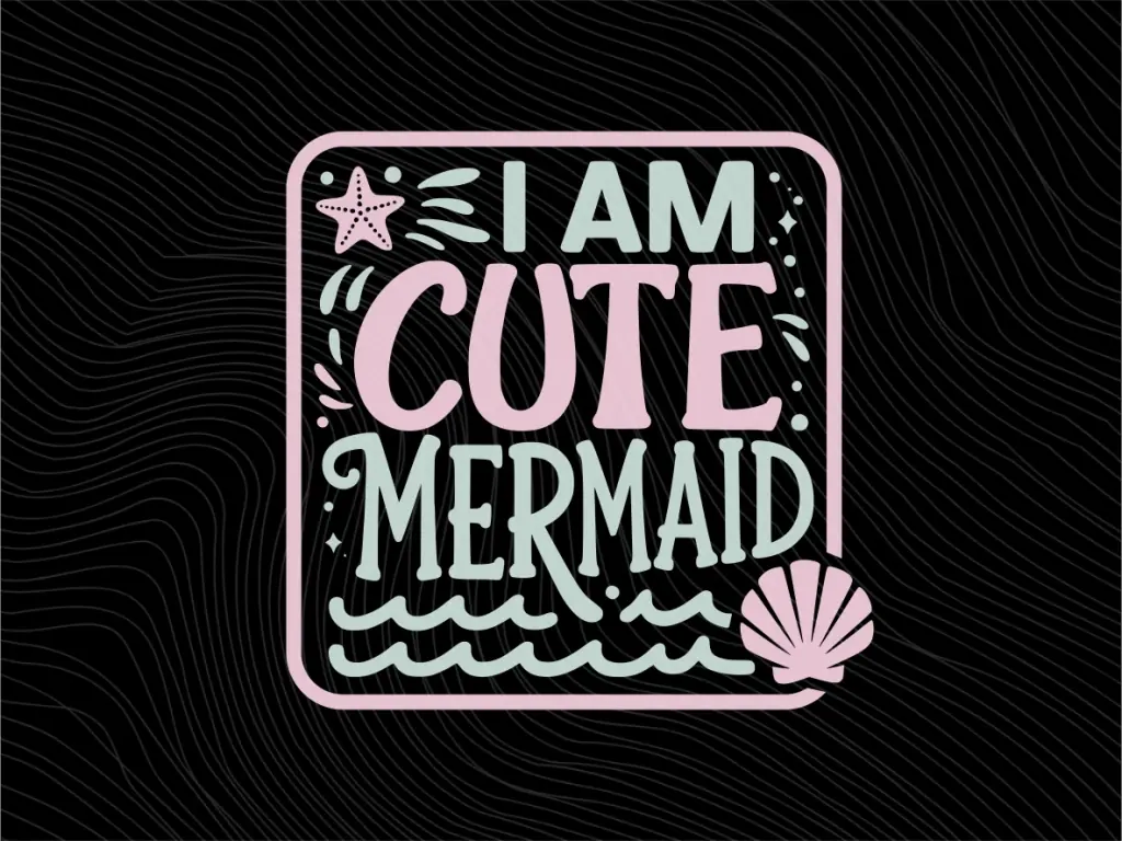 Cute Mermaid SVG