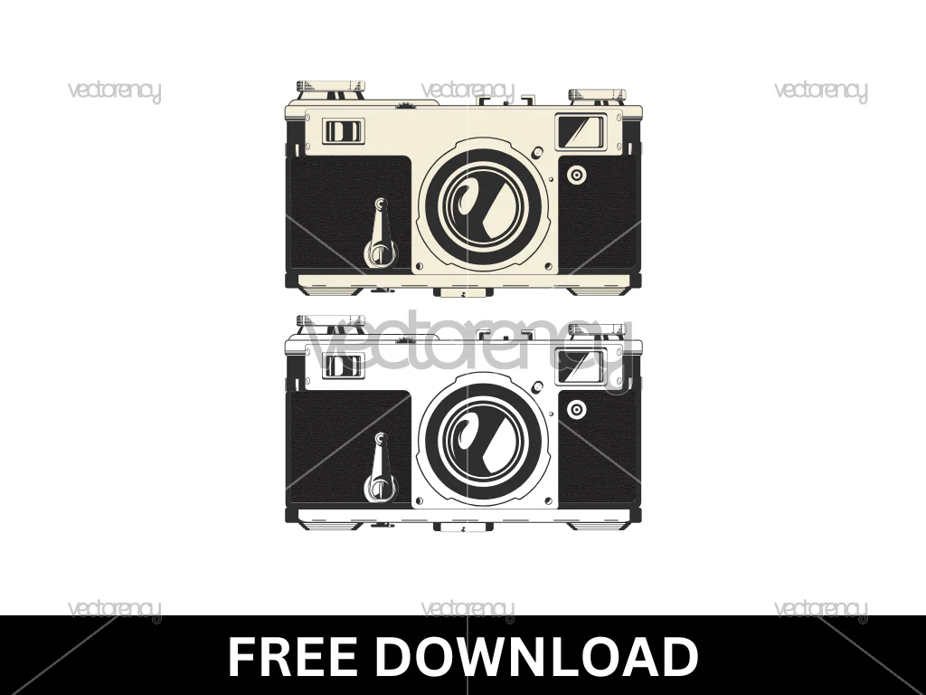 Vintage Camera Vector Illustration Free Download