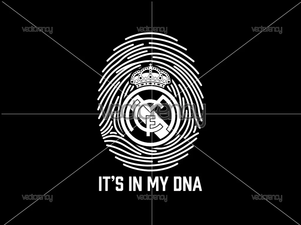 It's In My DNA Shirt Real Madrid PNG
