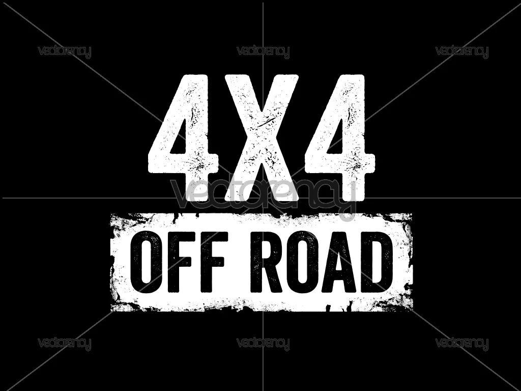 4X4 Off Road Graphic Vector PNG HD Transparent