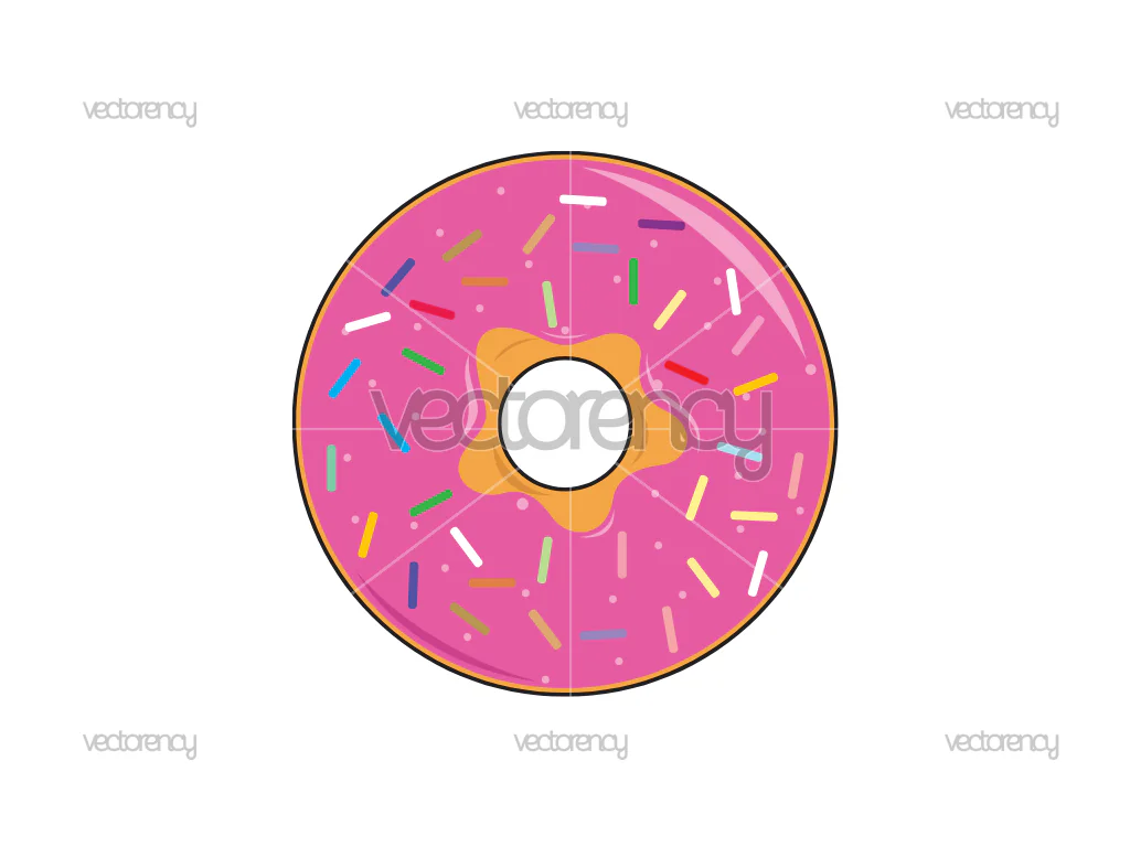 Donut Sprinkles SVG