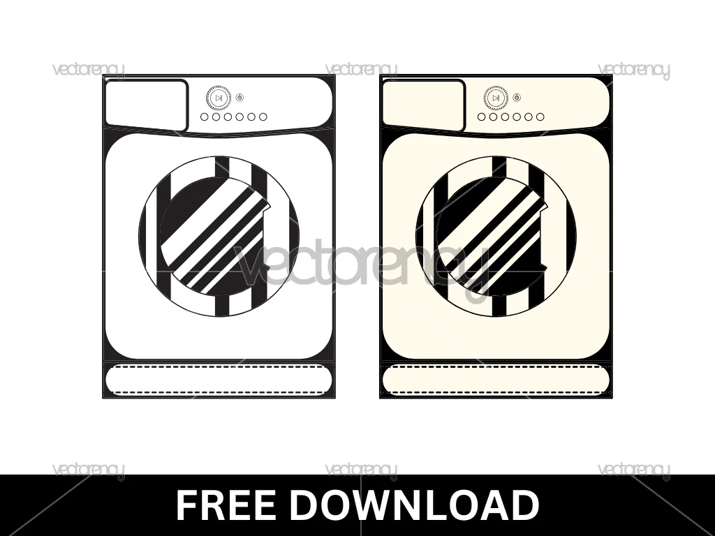 Washing Machine Free SVG