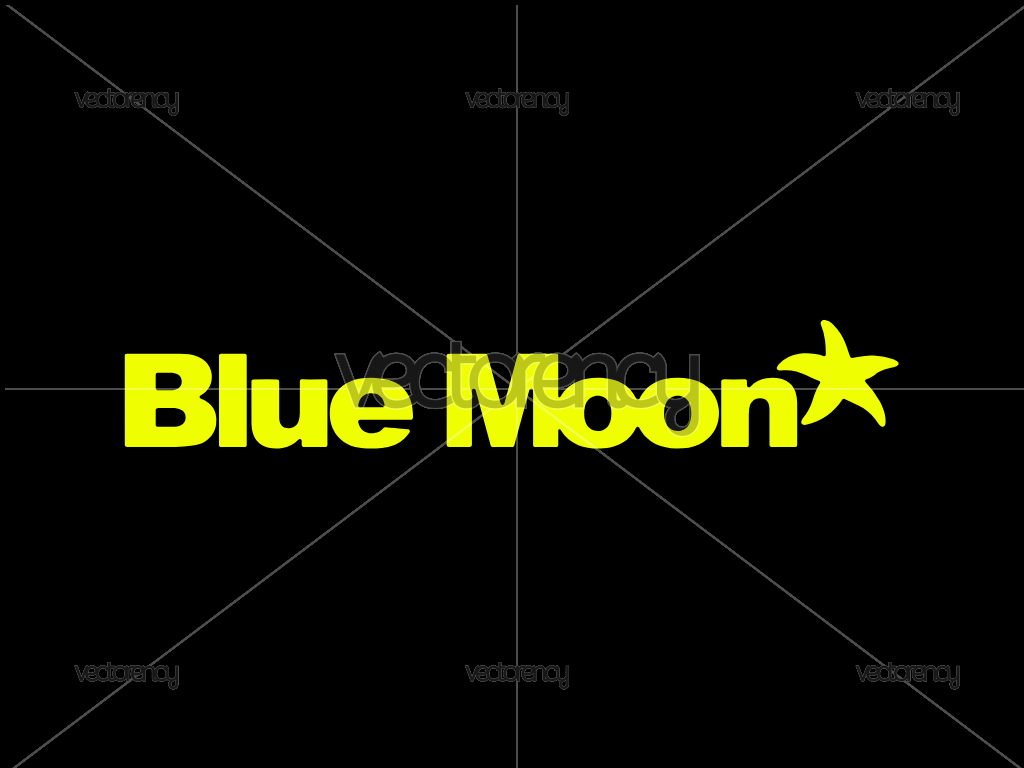 Blue Moon Zara Larsson Vector PNG HD SVG