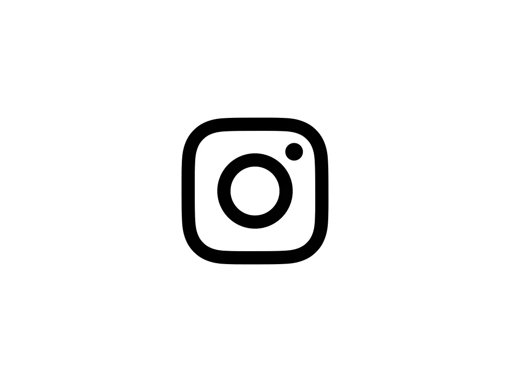 Black Instagram Icon SVG Free